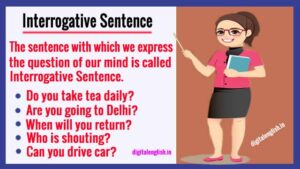 Interrogative sentence with example 