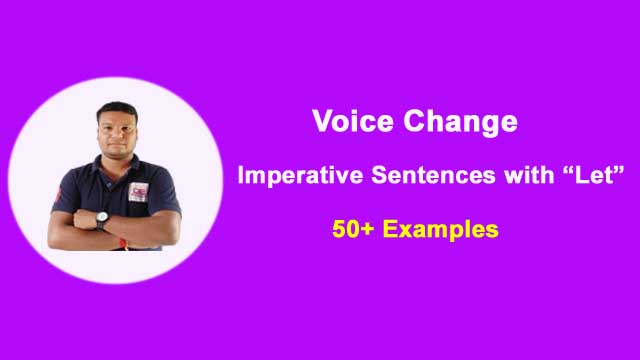 Voice Change of Imperative Sentence with