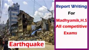 Earthquake Report Writing
