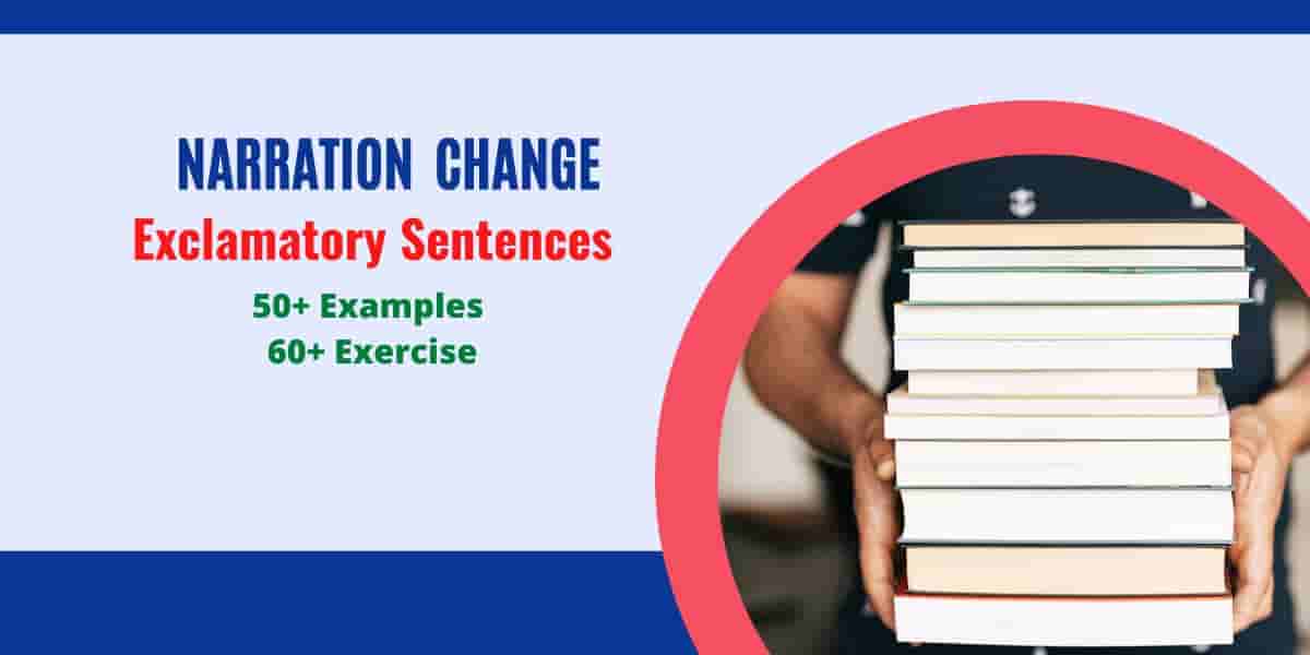 Narration Change of Exclamatory Sentences
