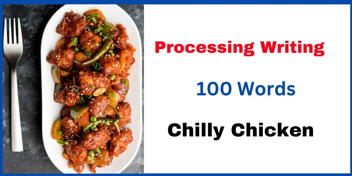 Chilly Chicken Processing Writing